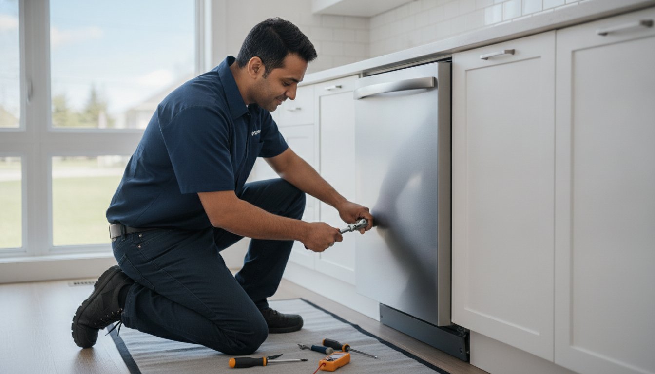 Cost of dishwasher installation and repair in Ottawa