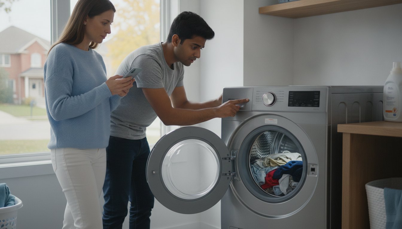 Washing machine not spinning repair service in Ottawa