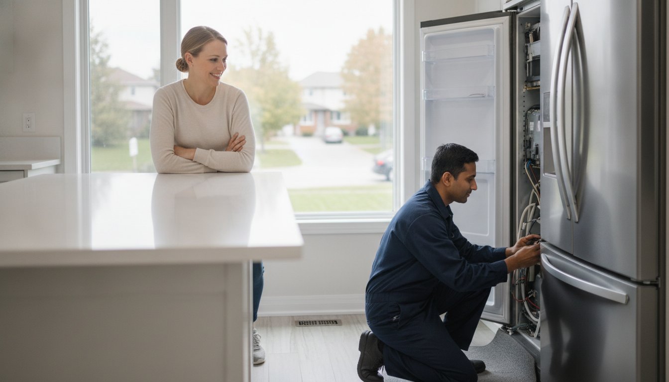 Fridge that stops cooling repair guide for Ottawa homeowners by Honest Guys Appliance Repair