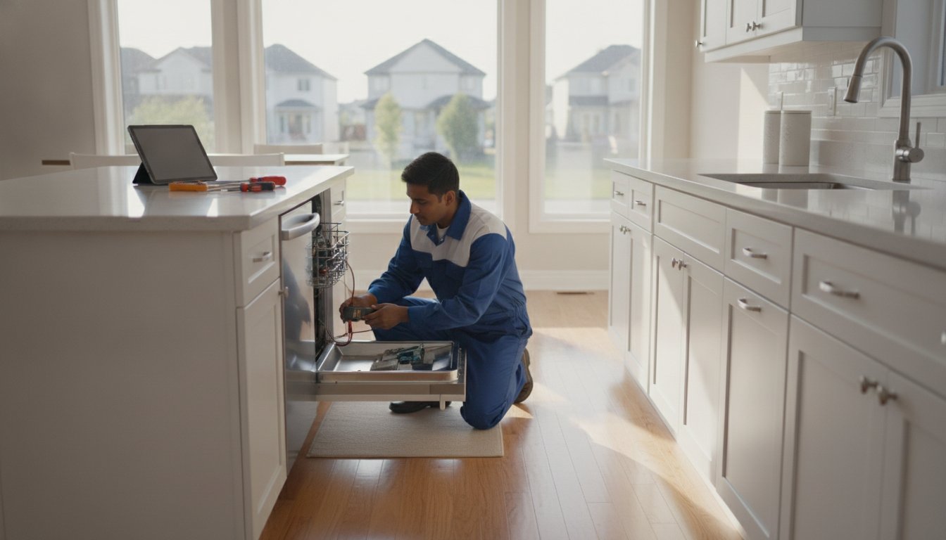 Dishwasher repair Nepean: 2026 service call fees and same-day repair costs