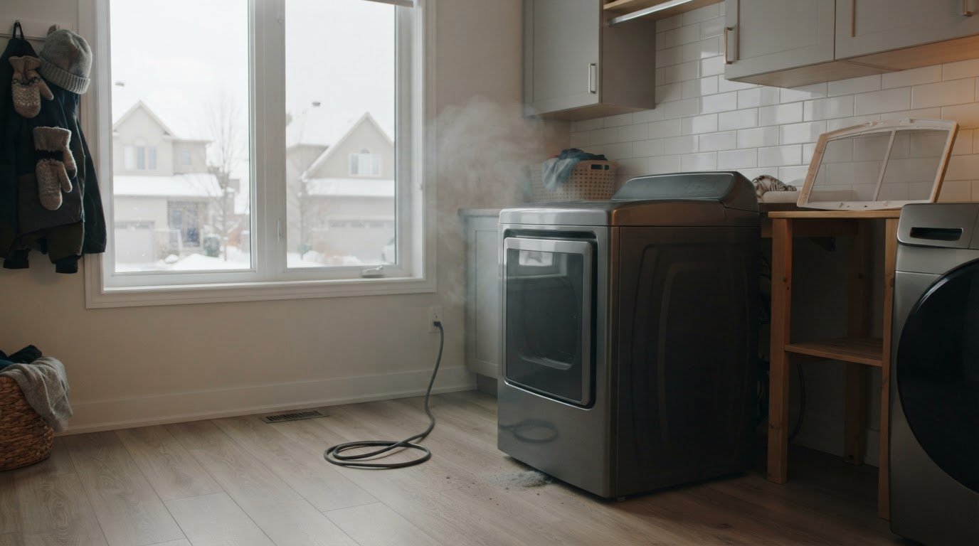 Dryer Smells Like Burning? What to Do in Ottawa in 2026