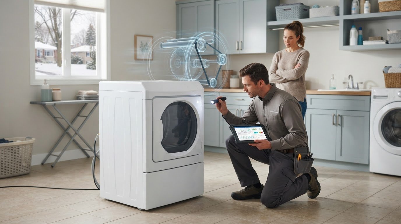 Dryer Squealing Noise Fix in Kanata: Causes, Safe Checks, and Repair