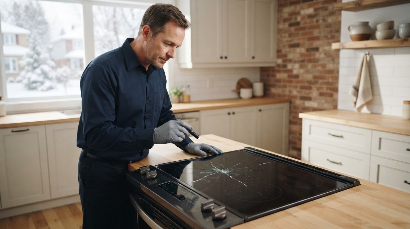 Cracked Glass Top Stove Repair in Ottawa: What to Do Next