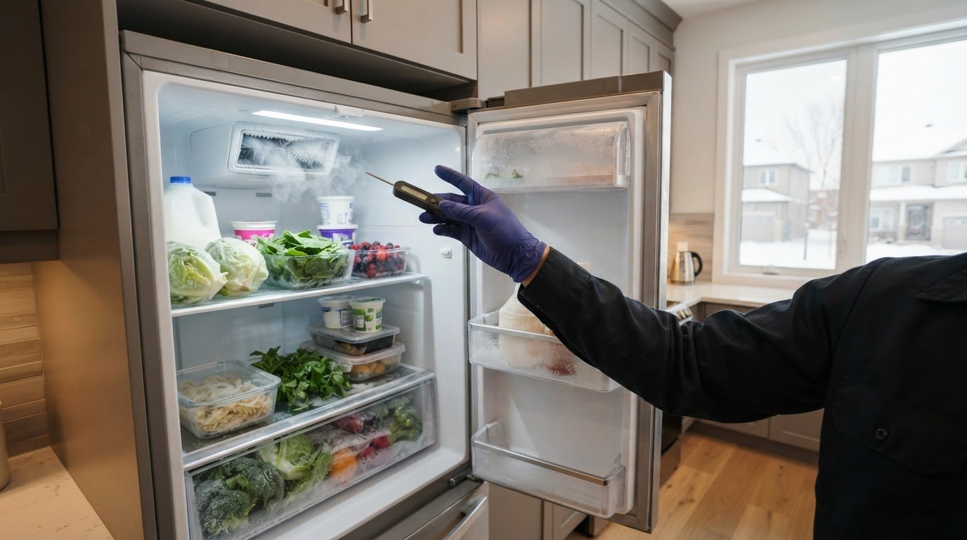 Fridge Is Freezing Everything in Nepean? Causes, Checks and Repair Steps